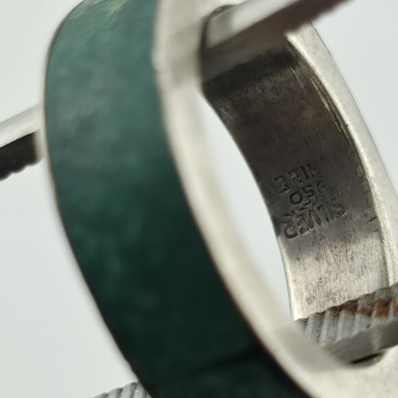 925 Sterling Silver Band Ring Men Women Unisex Minimal 7 Vintage - Picture 6 of 16